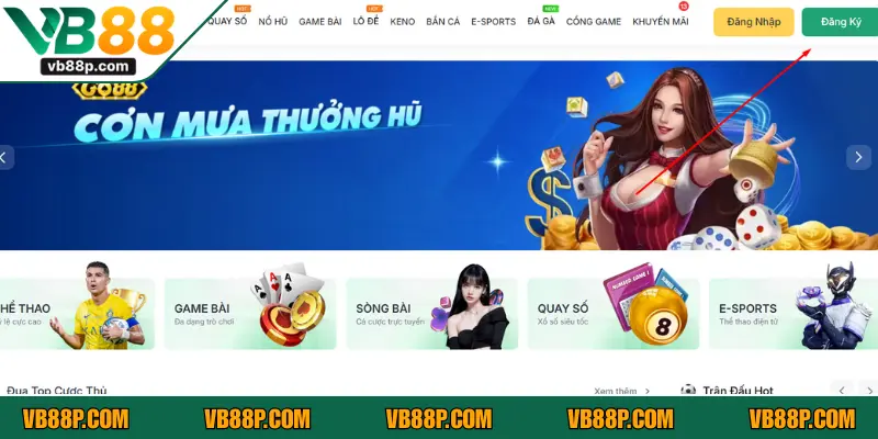 Đăng ký VB88 mở ra không gian giải trí hấp dẫn