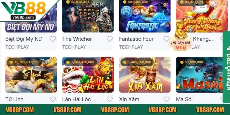 Top 3 siêu phẩm nổ hũ VB88 đang hot nhất 2025