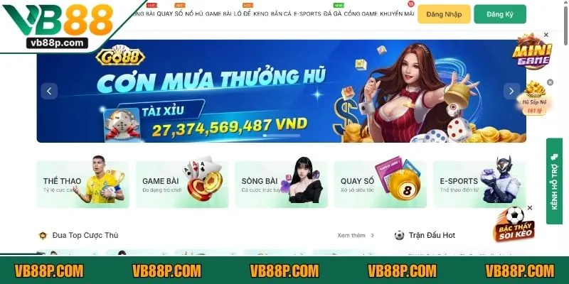 VB88 thương hiệu giải trí có kinh nghiệm gần 10 năm hoạt động